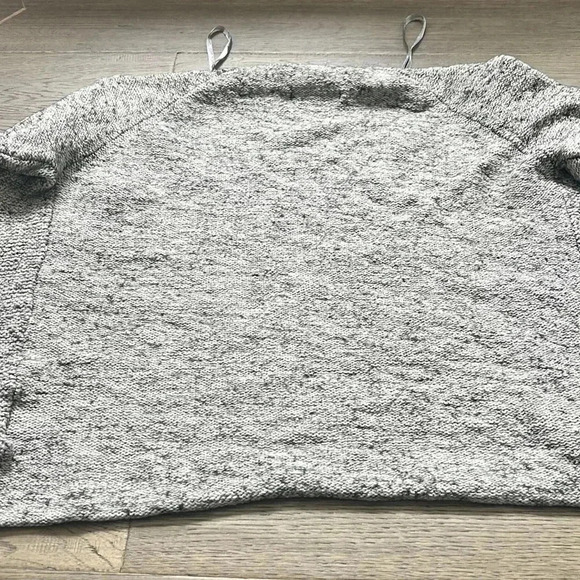 Monk & Lou | Grey cotton and wool blend knit cardigan - Picture 10 of 10